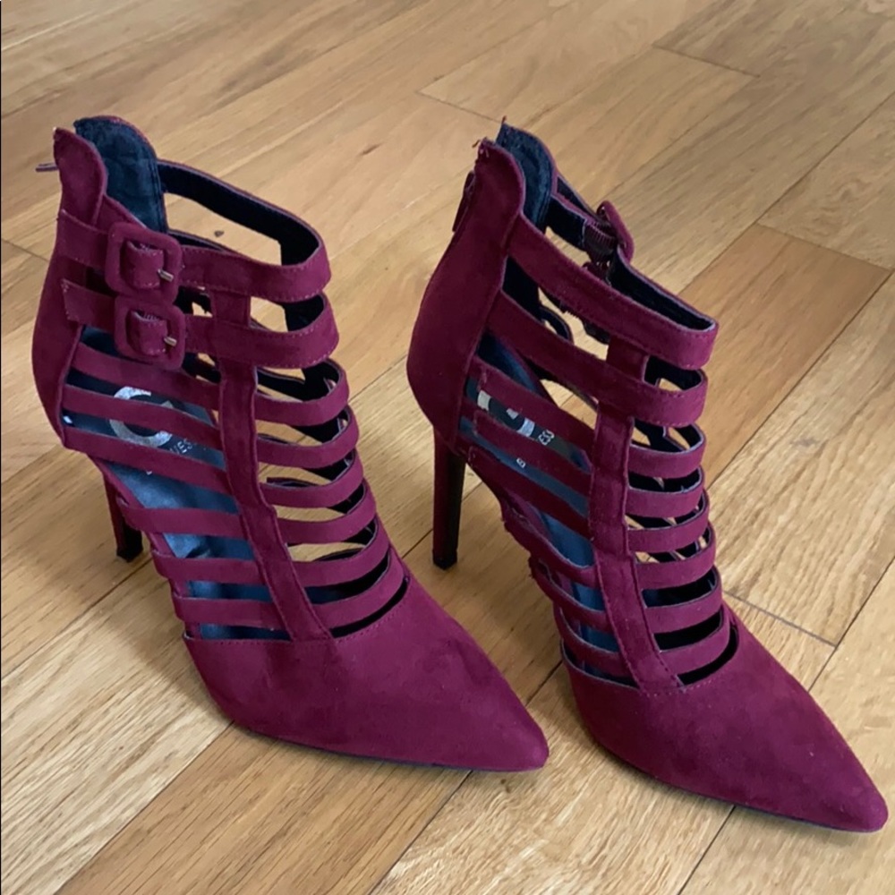 Guess purple booties